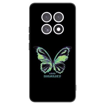 Picasee silikonový černý obal pro Xiaomi Redmi Note 15 5G - Diamanty Blue