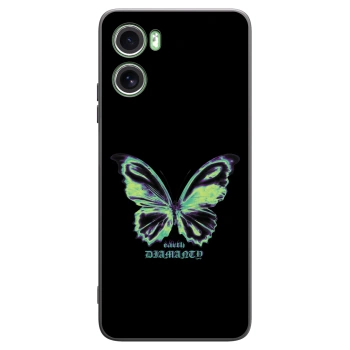 Picasee silikonový černý obal pro Motorola Moto G06 - Diamanty Blue
