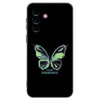 Picasee silikonový černý obal pro Samsung Galaxy A37 - Diamanty Blue