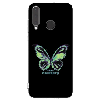 Picasee silikonový průhledný obal pro Honor 20 Lite - Diamanty Blue