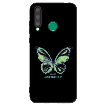 Picasee silikonový černý obal pro Honor 20 Lite - Diamanty Blue