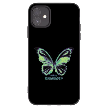 Picasee silikonový černý obal pro Apple iPhone 11 - Diamanty Blue