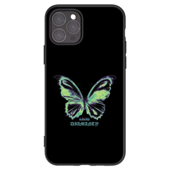 Picasee silikonový černý obal pro Apple iPhone 11 Pro - Diamanty Blue