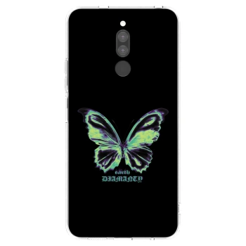 Picasee silikonový průhledný obal pro Xiaomi Redmi 8 - Diamanty Blue