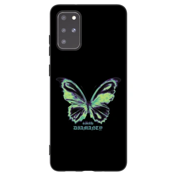 Picasee silikonový černý obal pro Samsung Galaxy S20+ G985F - Diamanty Blue