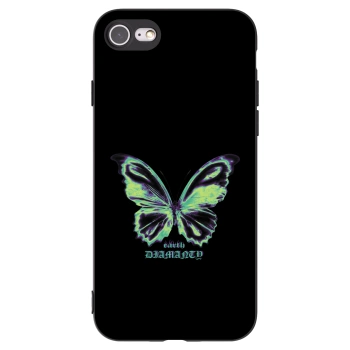 Picasee silikonový černý obal pro Apple iPhone SE 2020 - Diamanty Blue