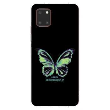 Picasee silikonový průhledný obal pro Samsung Galaxy Note 10 Lite N770F - Diamanty Blue