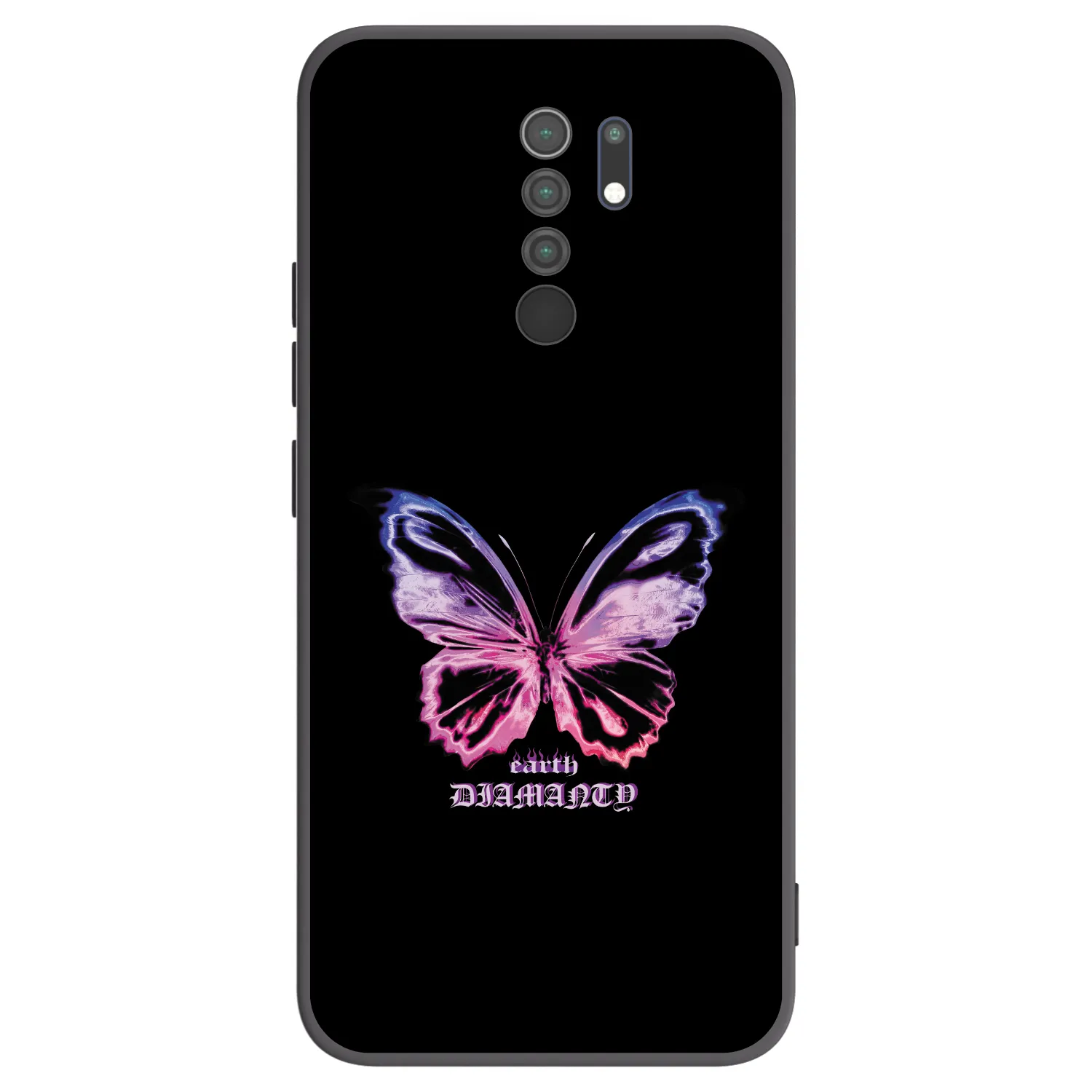 Picasee silikonový černý obal pro Xiaomi Redmi 9 - Diamanty Purple