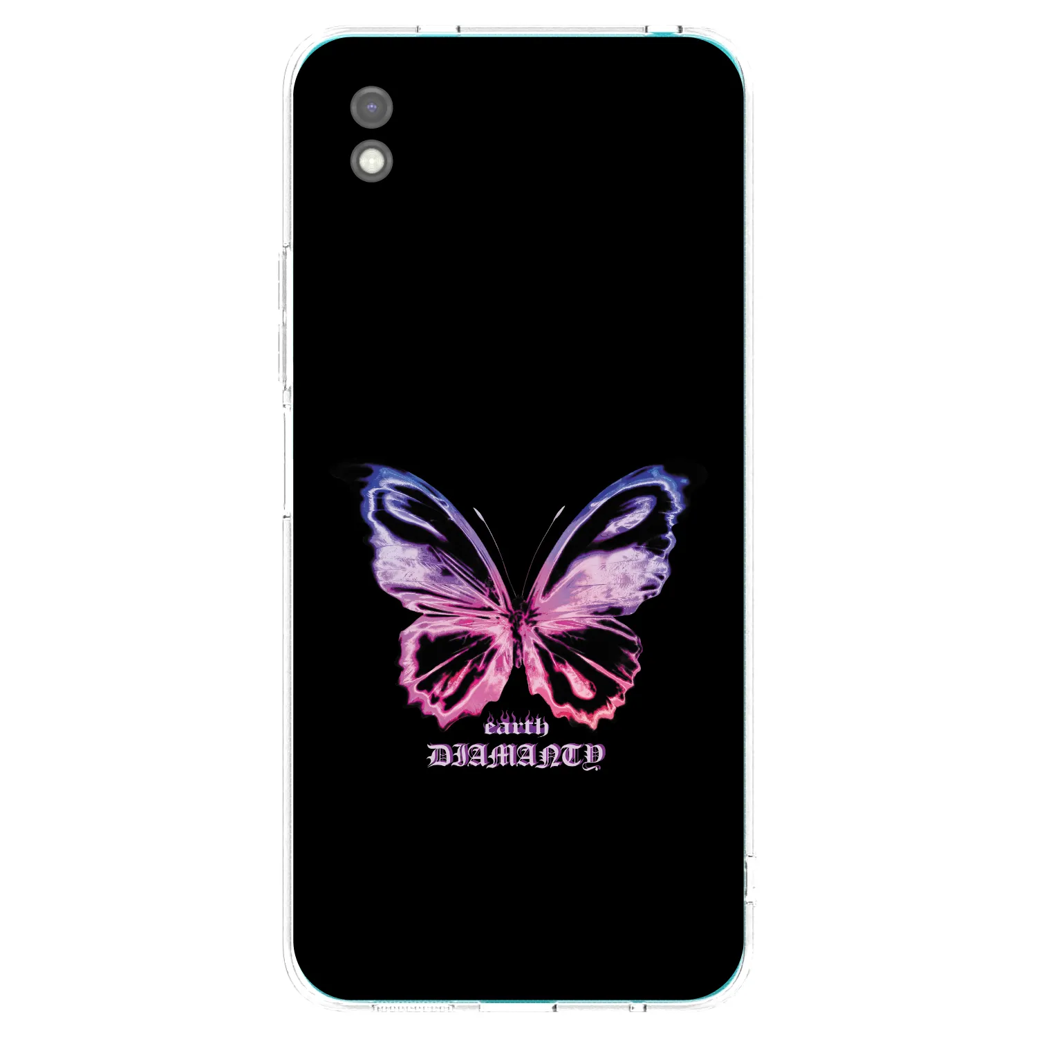 Picasee silikonový černý obal pro Xiaomi Redmi 9A - Diamanty Purple
