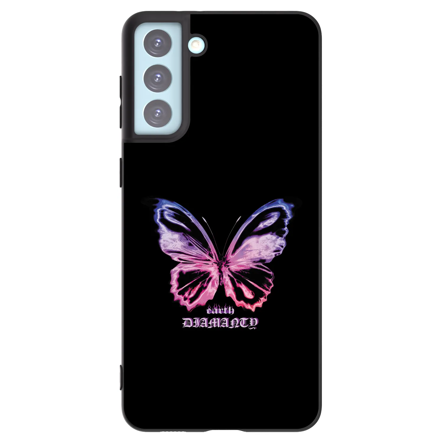 Picasee silikonový černý obal pro Samsung Galaxy S21+ 5G G996F - Diamanty Purple