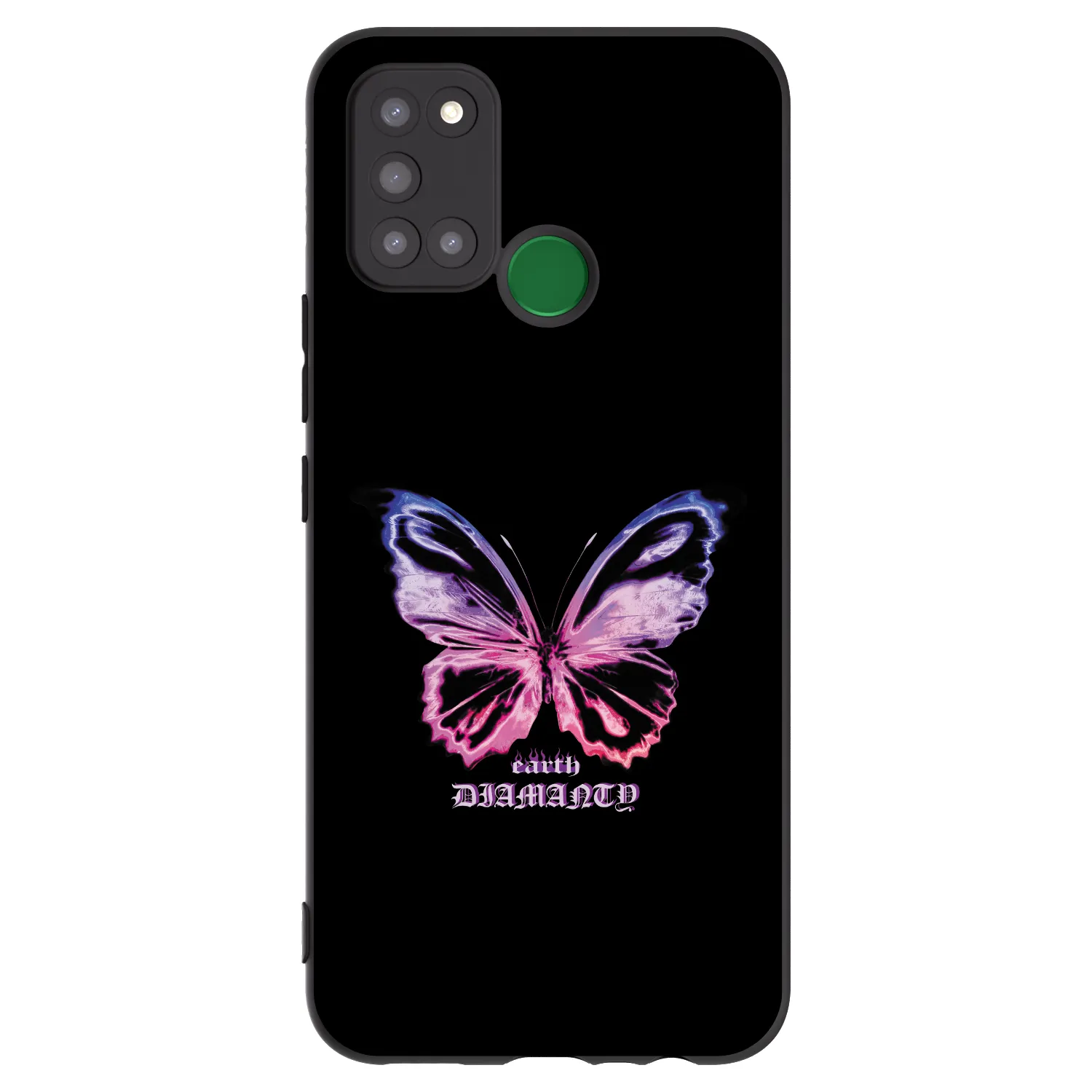 Picasee silikonový černý obal pro Realme 7i - Diamanty Purple