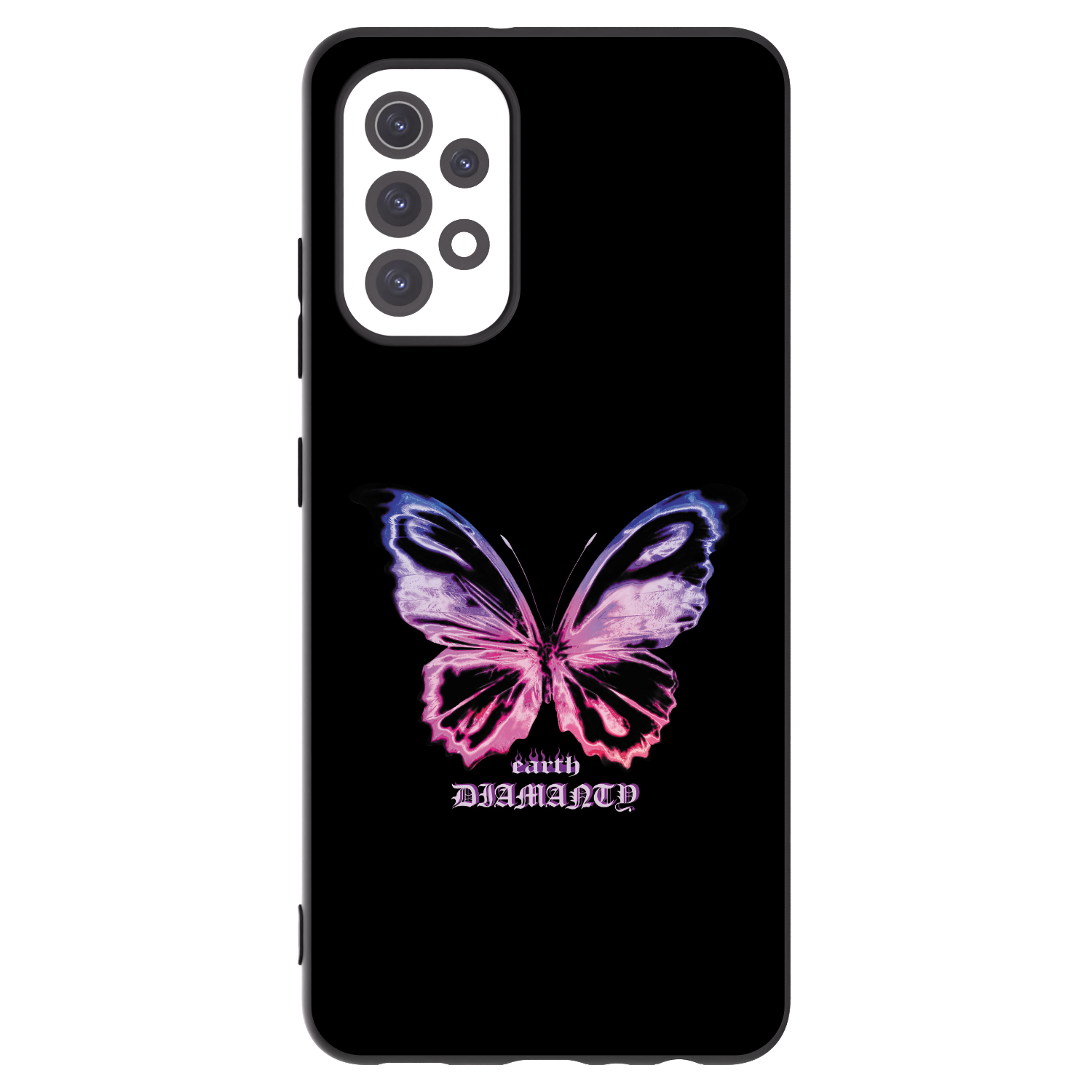 Picasee silikonový černý obal pro Samsung Galaxy A32 5G A326B - Diamanty Purple