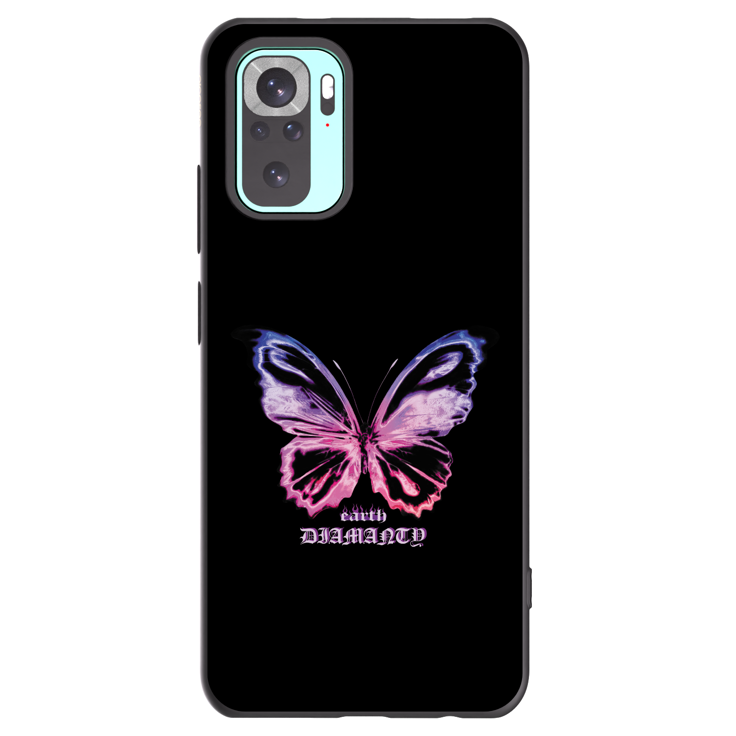 Picasee silikonový černý obal pro Xiaomi Redmi Note 10 Pro - Diamanty Purple