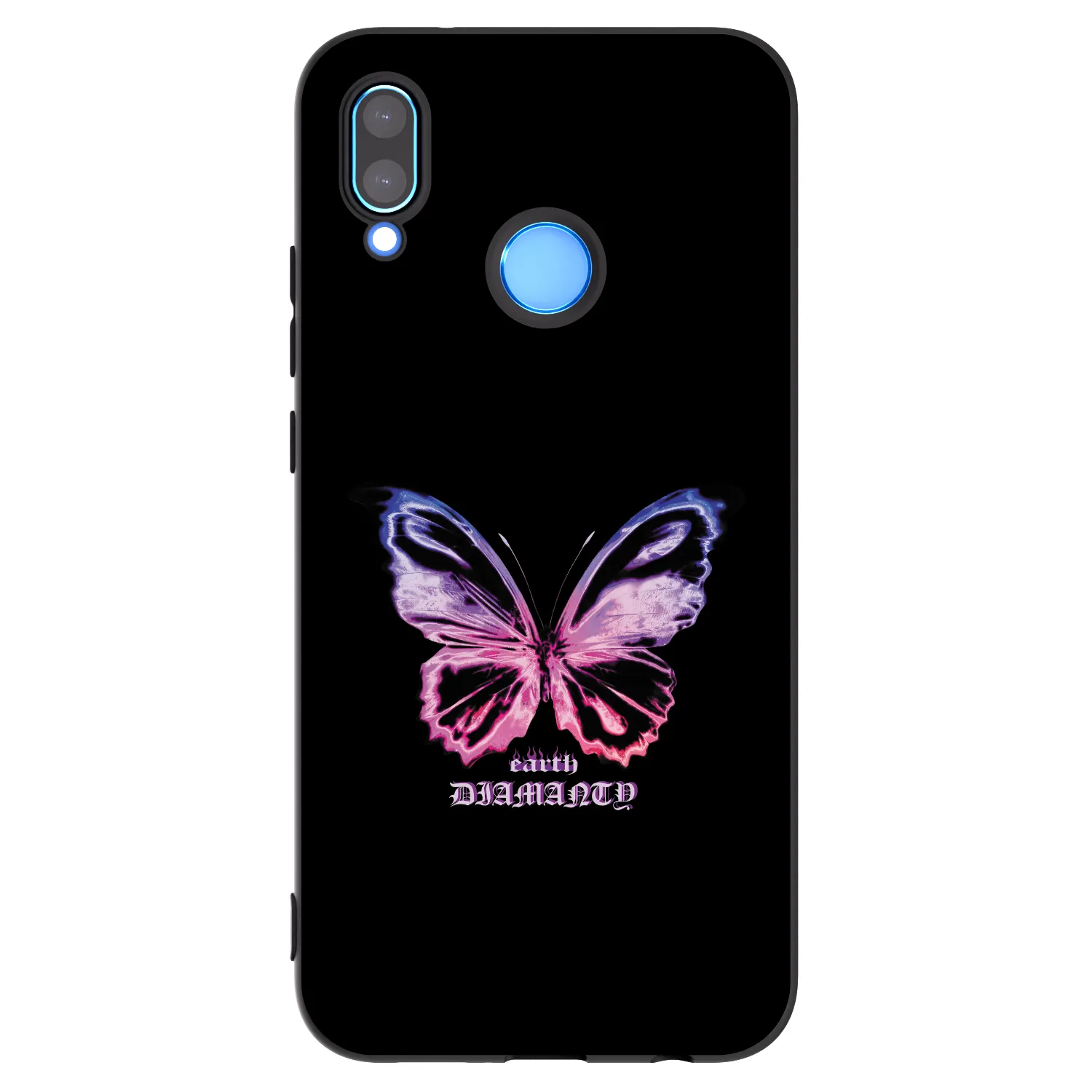 Picasee silikonový černý obal pro Huawei P20 Lite - Diamanty Purple