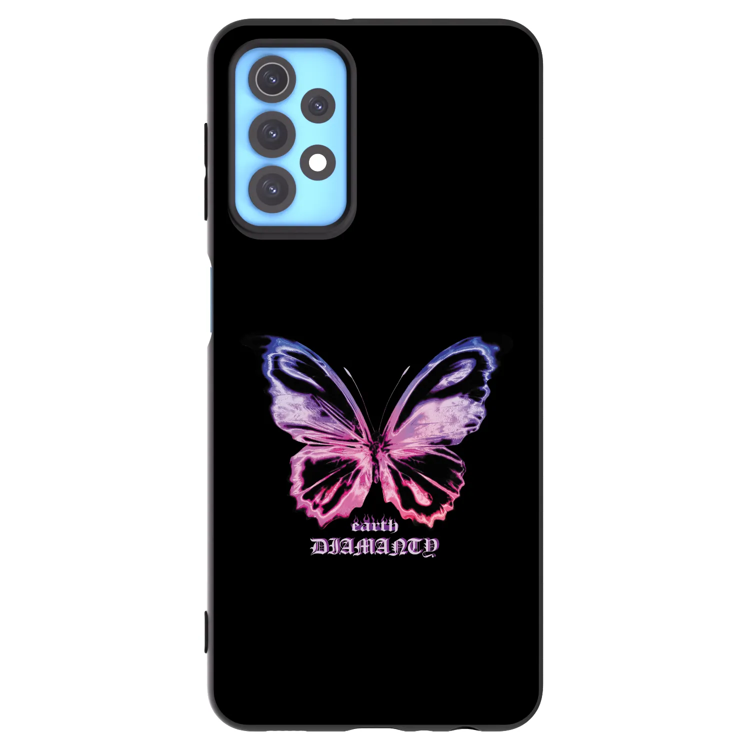 Picasee silikonový černý obal pro Samsung Galaxy A32 4G SM-A325F - Diamanty Purple