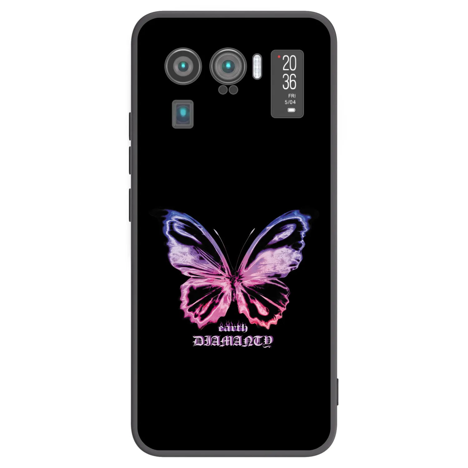 Picasee silikonový černý obal pro Xiaomi Mi 11 Ultra - Diamanty Purple