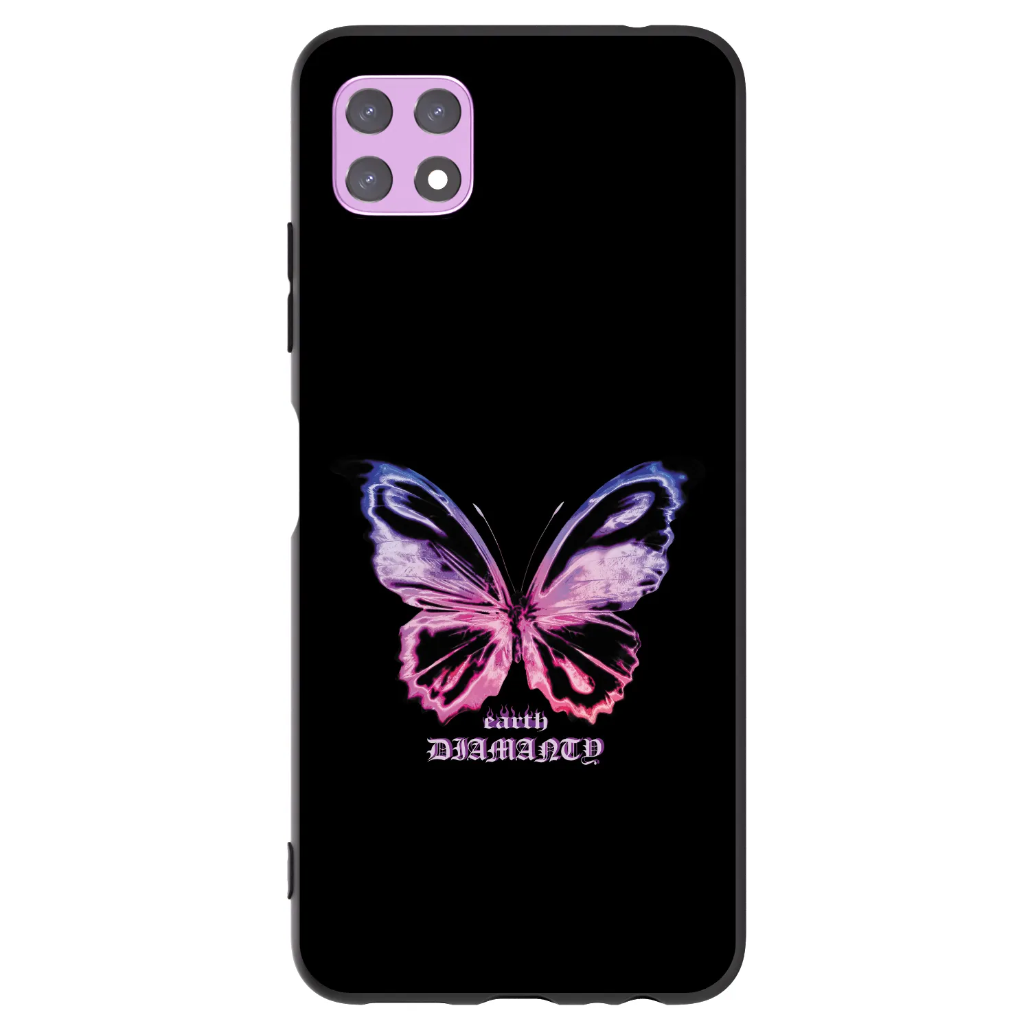 Picasee silikonový černý obal pro Samsung Galaxy A22 A226B 5G - Diamanty Purple