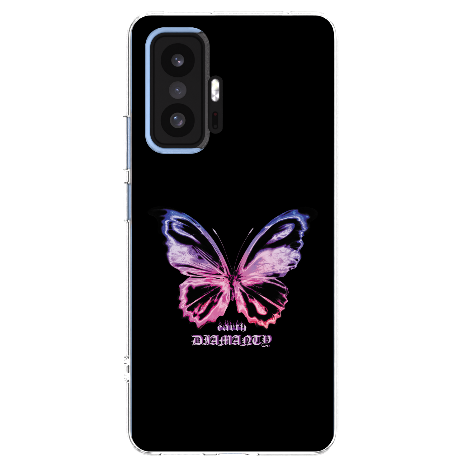 Picasee silikonový průhledný obal pro Xiaomi 11T - Diamanty Purple