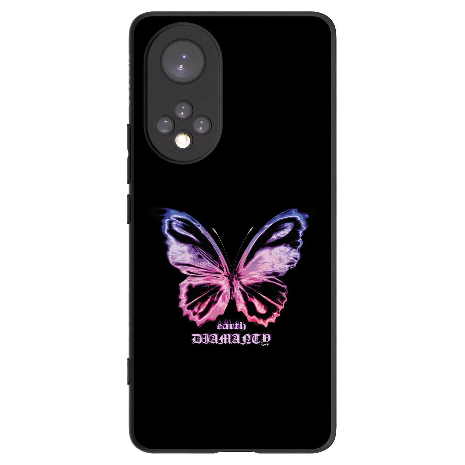 Picasee silikonový černý obal pro Honor 50 5G - Diamanty Purple