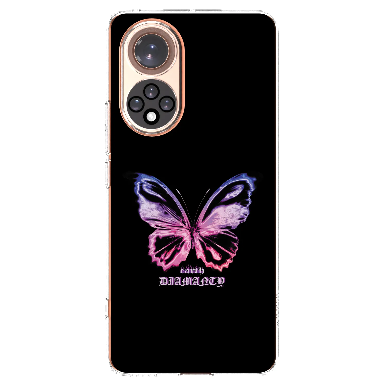 Picasee silikonový průhledný obal pro Huawei Nova 9 - Diamanty Purple