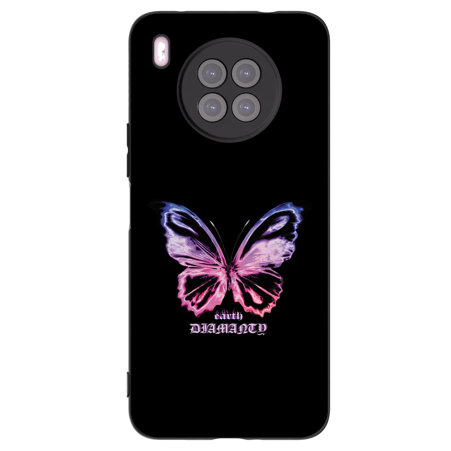 Picasee silikonový černý obal pro Huawei Nova 8i - Diamanty Purple