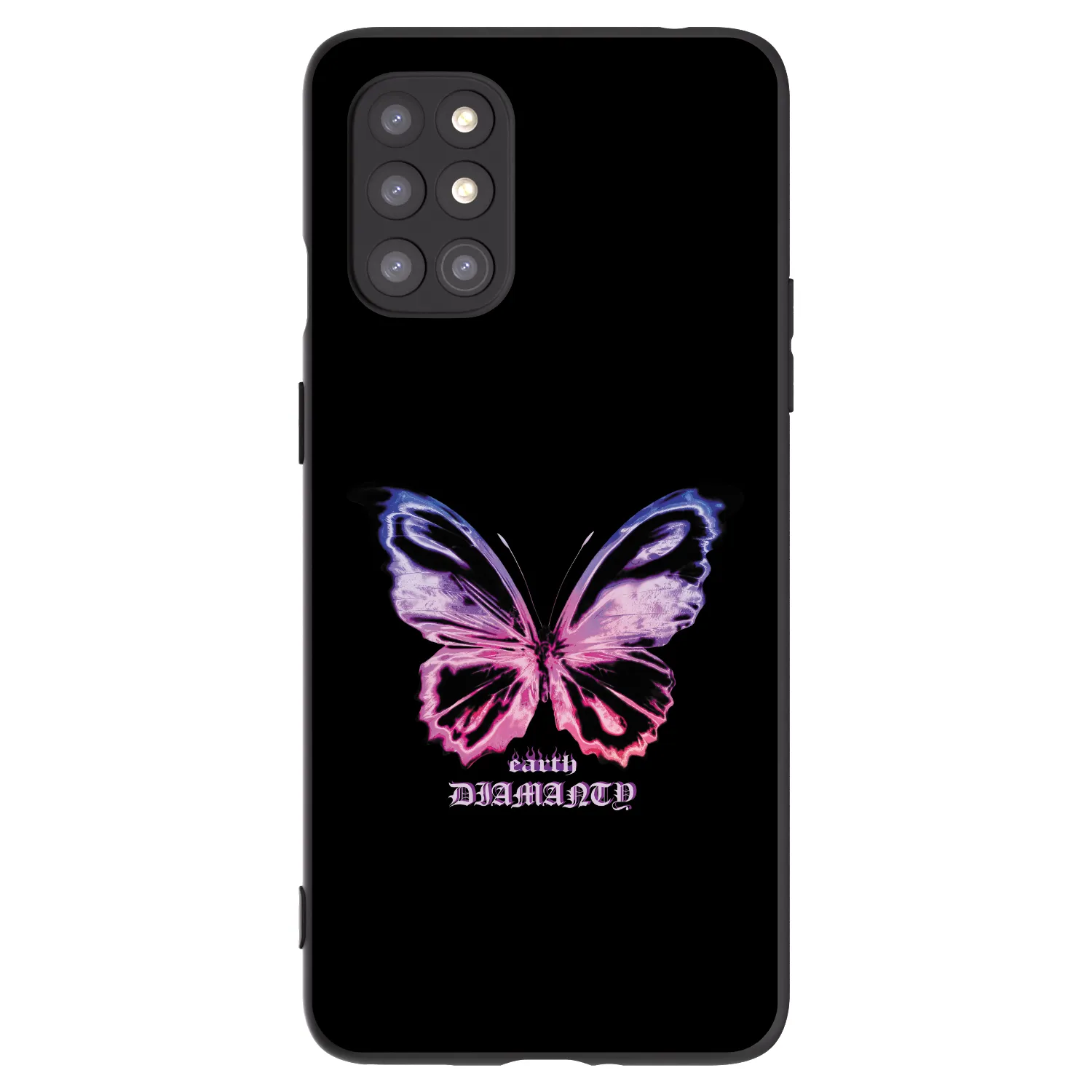 Picasee silikonový černý obal pro OnePlus 8T - Diamanty Purple