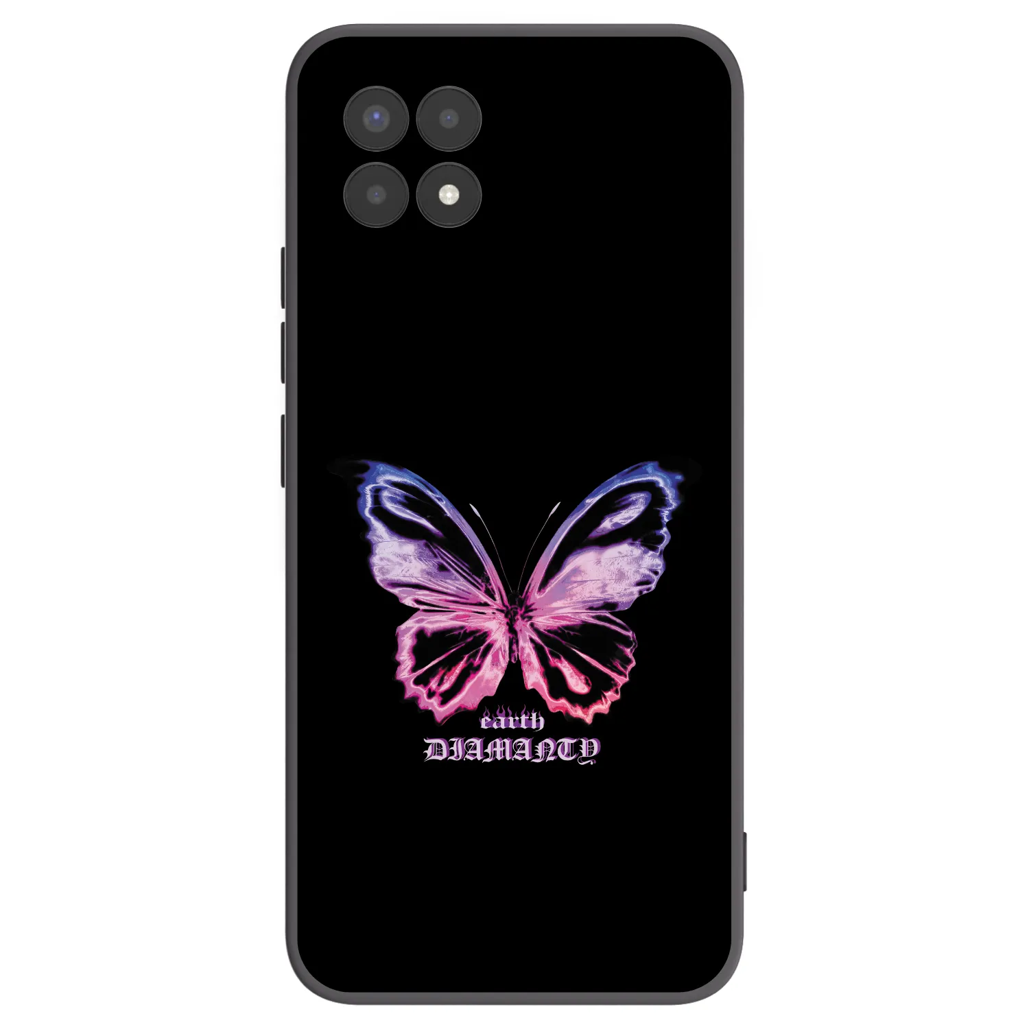 Picasee silikonový černý obal pro Realme 8i - Diamanty Purple