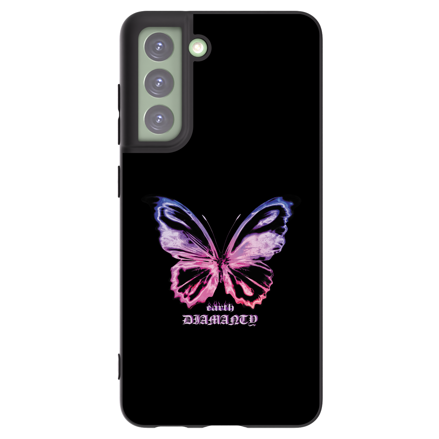 Picasee silikonový černý obal pro Samsung Galaxy S21 FE 5G - Diamanty Purple