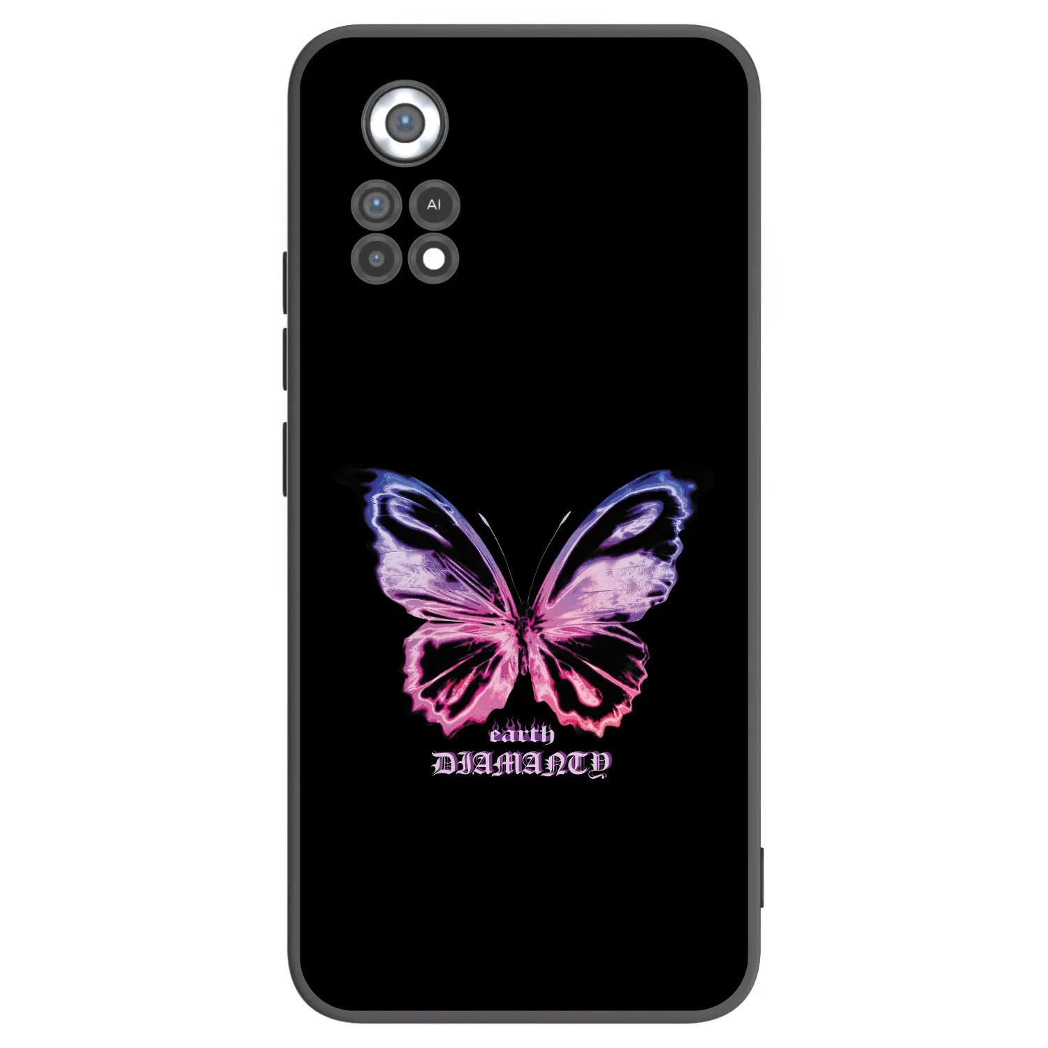 Picasee silikonový černý obal pro Xiaomi Poco X4 Pro 5G - Diamanty Purple