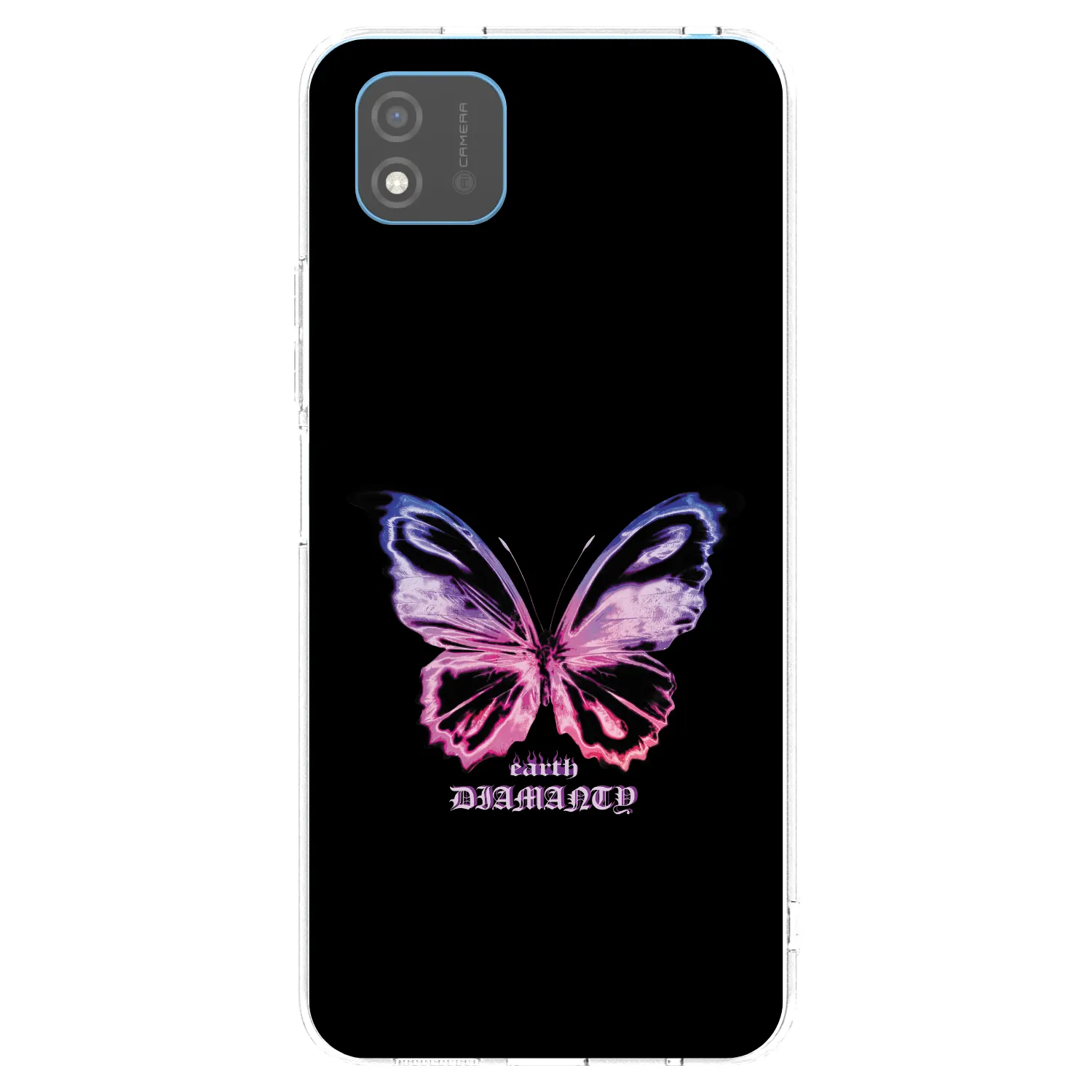 Picasee silikonový průhledný obal pro Realme C11 (2021) - Diamanty Purple