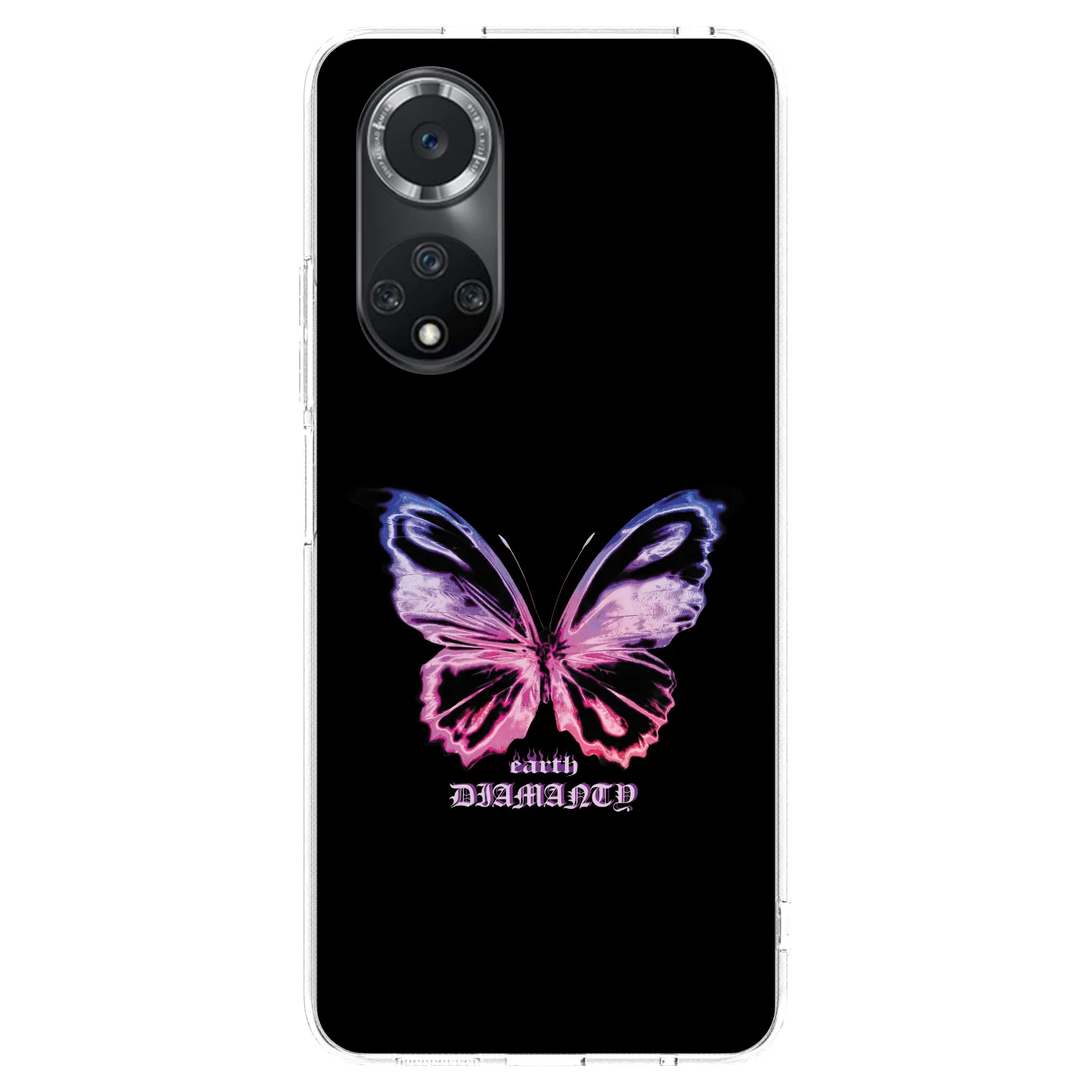 Picasee silikonový průhledný obal pro Huawei Nova 9 SE - Diamanty Purple
