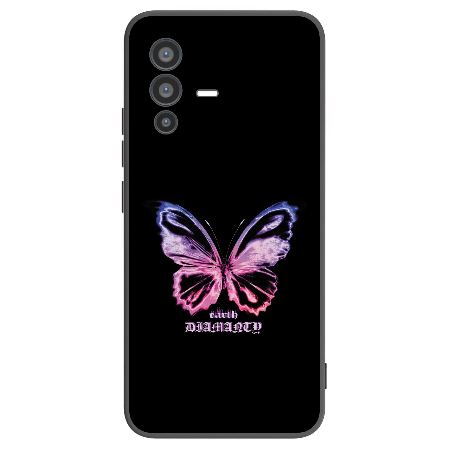 Picasee silikonový černý obal pro Vivo V23 5G - Diamanty Purple