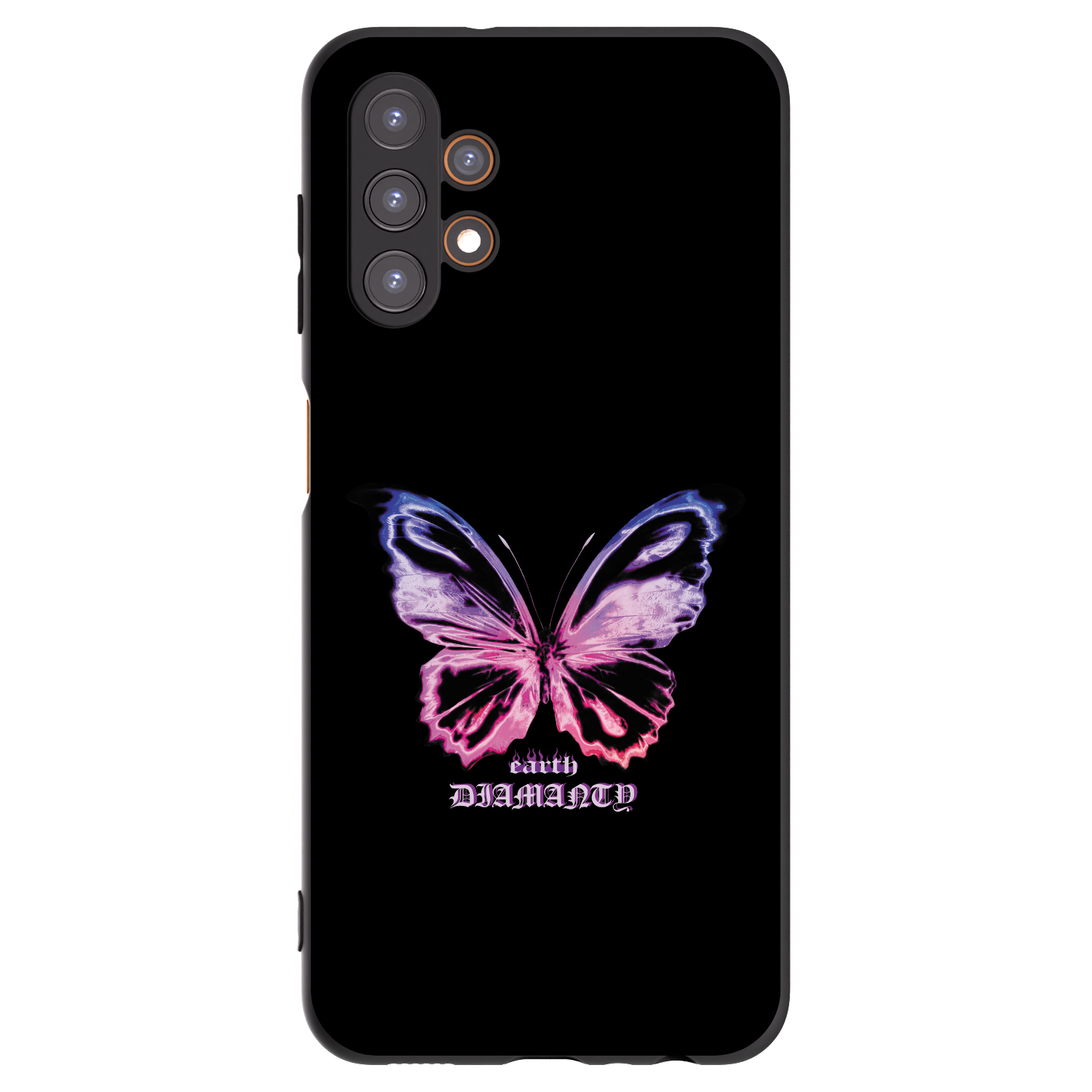 Picasee silikonový černý obal pro Samsung Galaxy A13 4G A135 - Diamanty Purple
