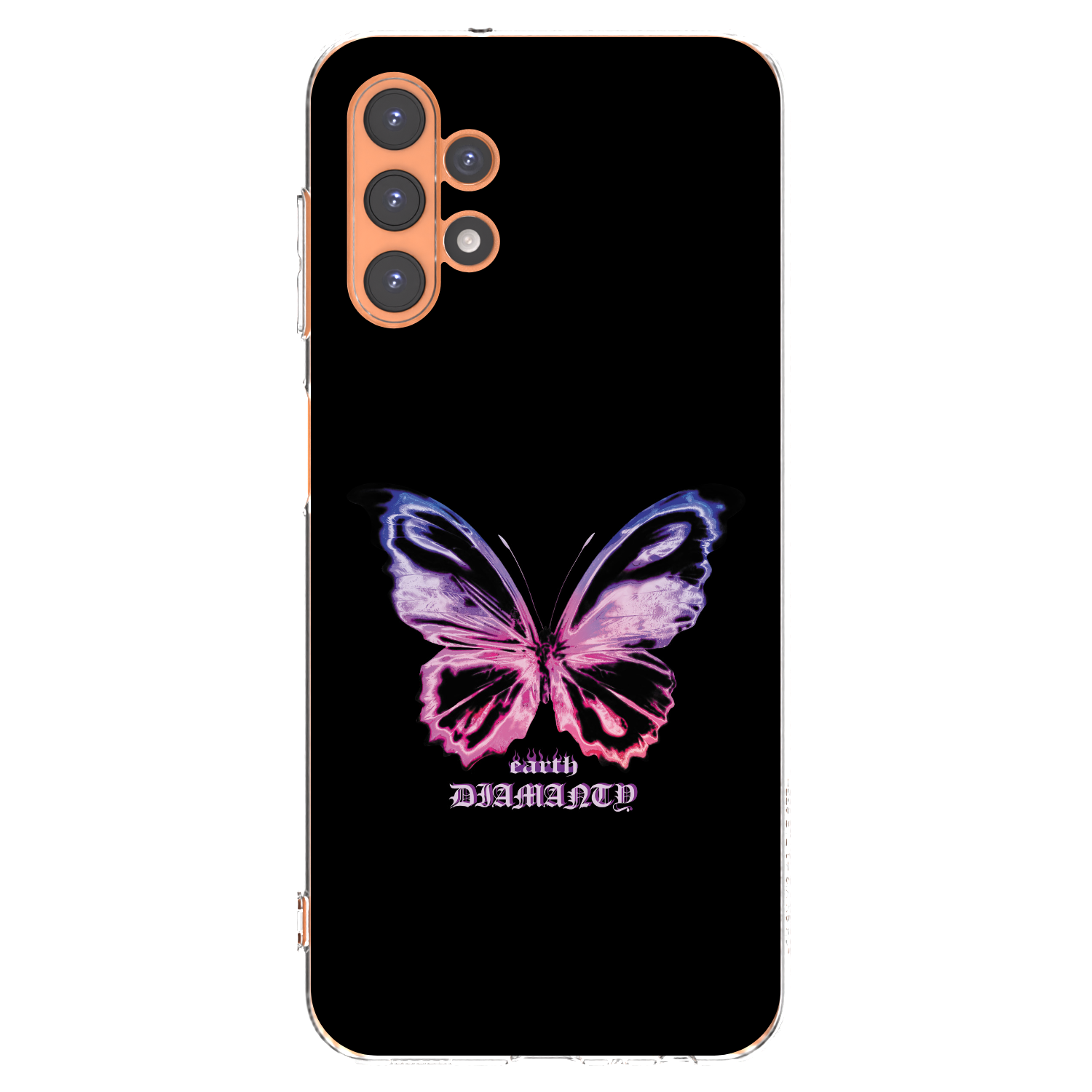 Picasee silikonový průhledný obal pro Samsung Galaxy A13 4G A135 - Diamanty Purple