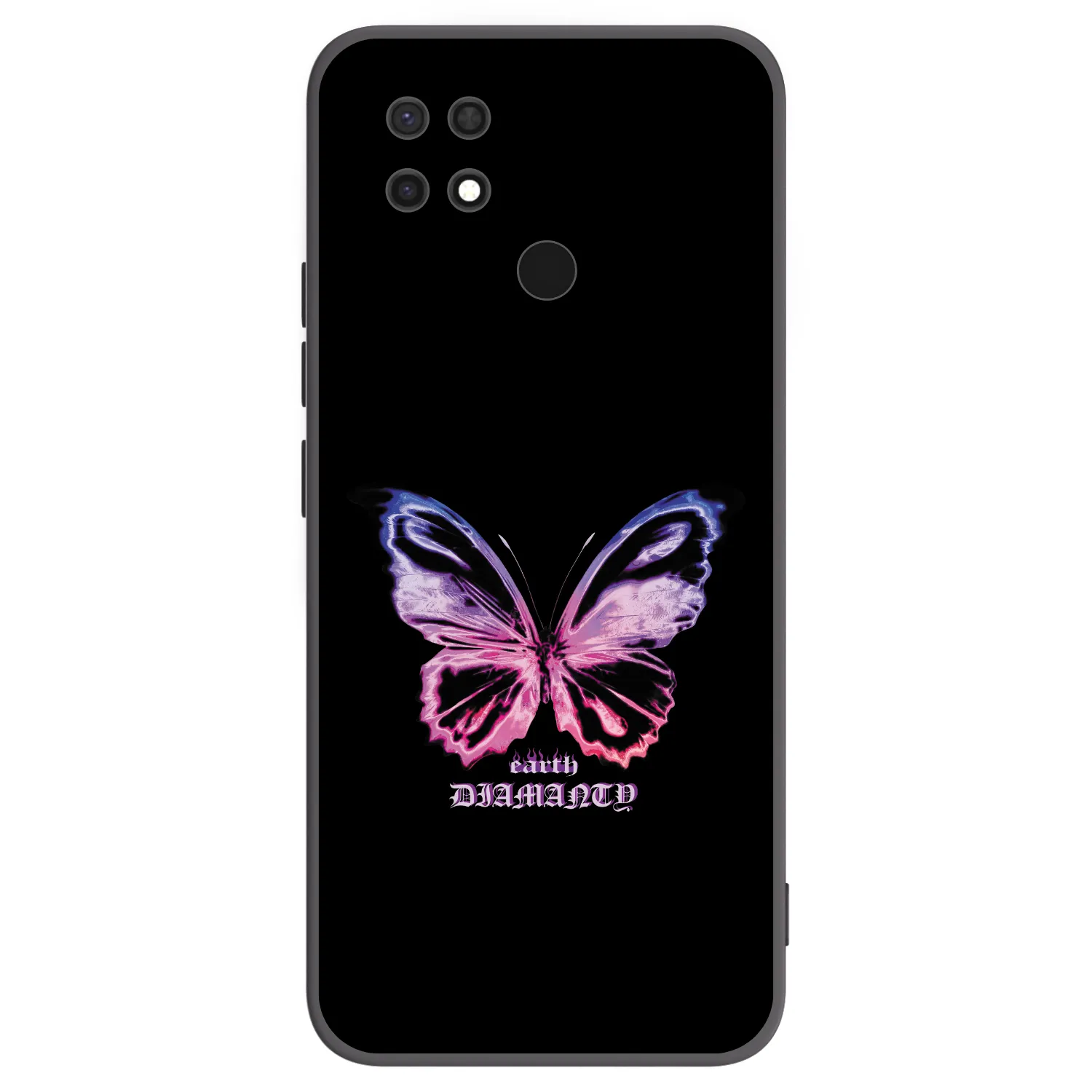 Picasee silikonový černý obal pro Xiaomi Redmi 10C - Diamanty Purple