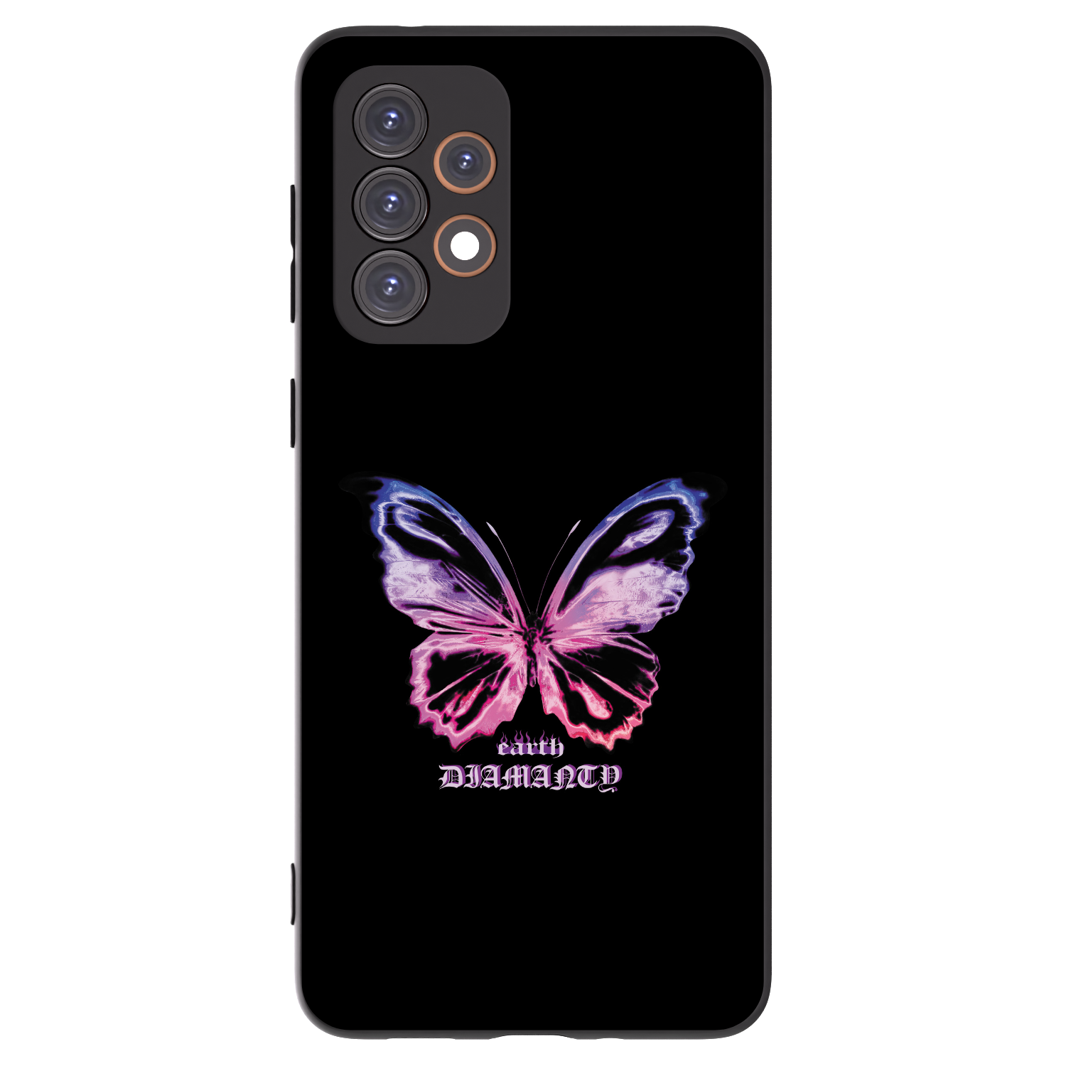 Picasee silikonový černý obal pro Samsung Galaxy A33 5G A336 - Diamanty Purple