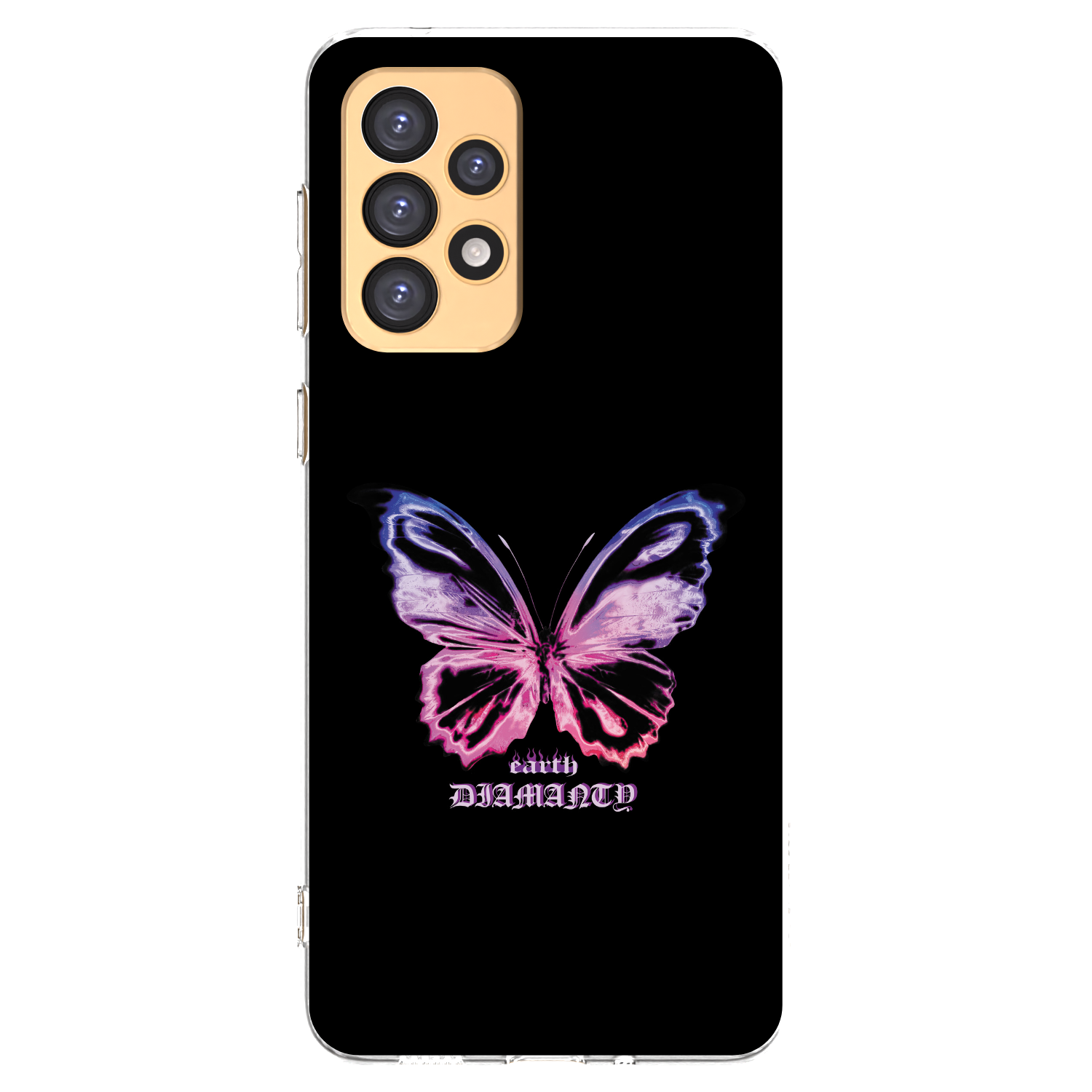 Picasee silikonový průhledný obal pro Samsung Galaxy A33 5G A336 - Diamanty Purple