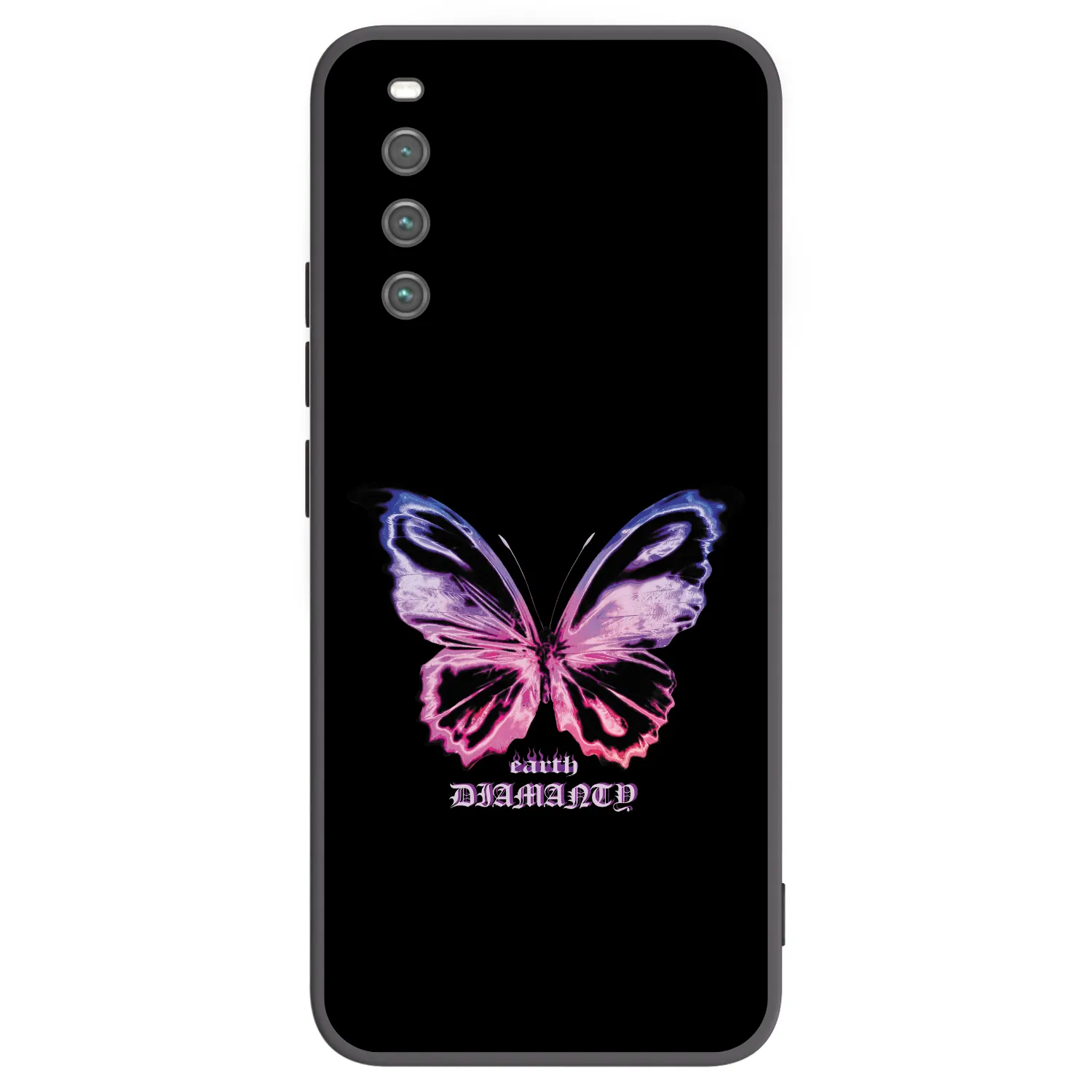 Picasee silikonový černý obal pro Sony Xperia 10 IV 5G - Diamanty Purple