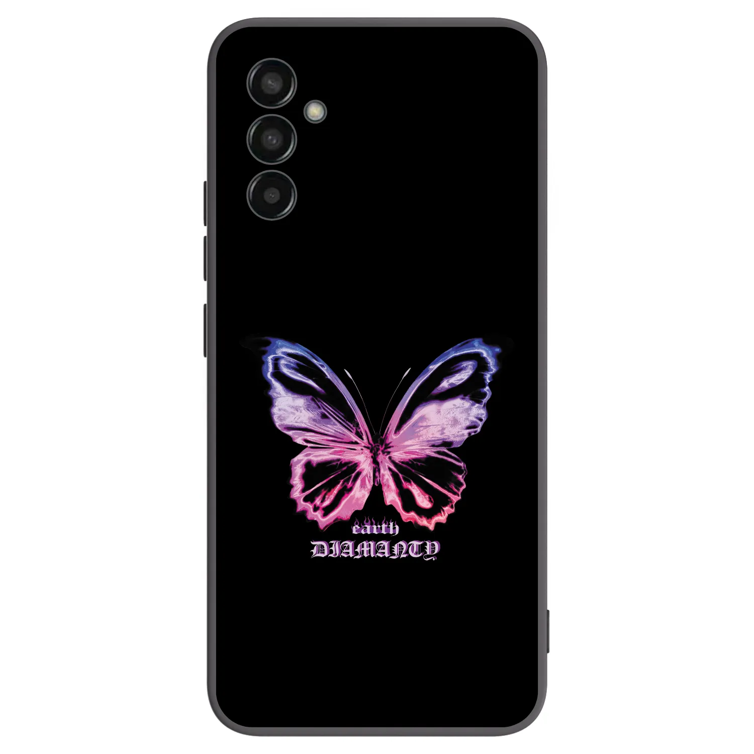 Picasee silikonový černý obal pro Samsung Galaxy M13 M135F - Diamanty Purple