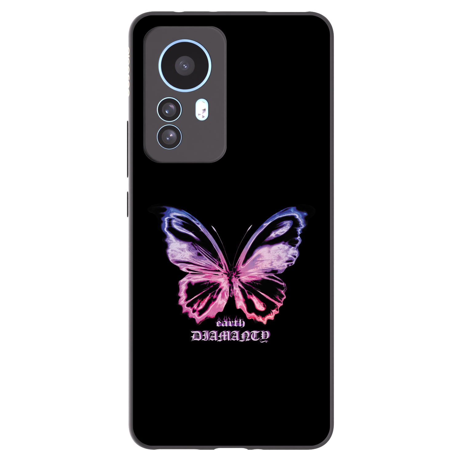 Picasee silikonový černý obal pro Xiaomi 12T Pro - Diamanty Purple