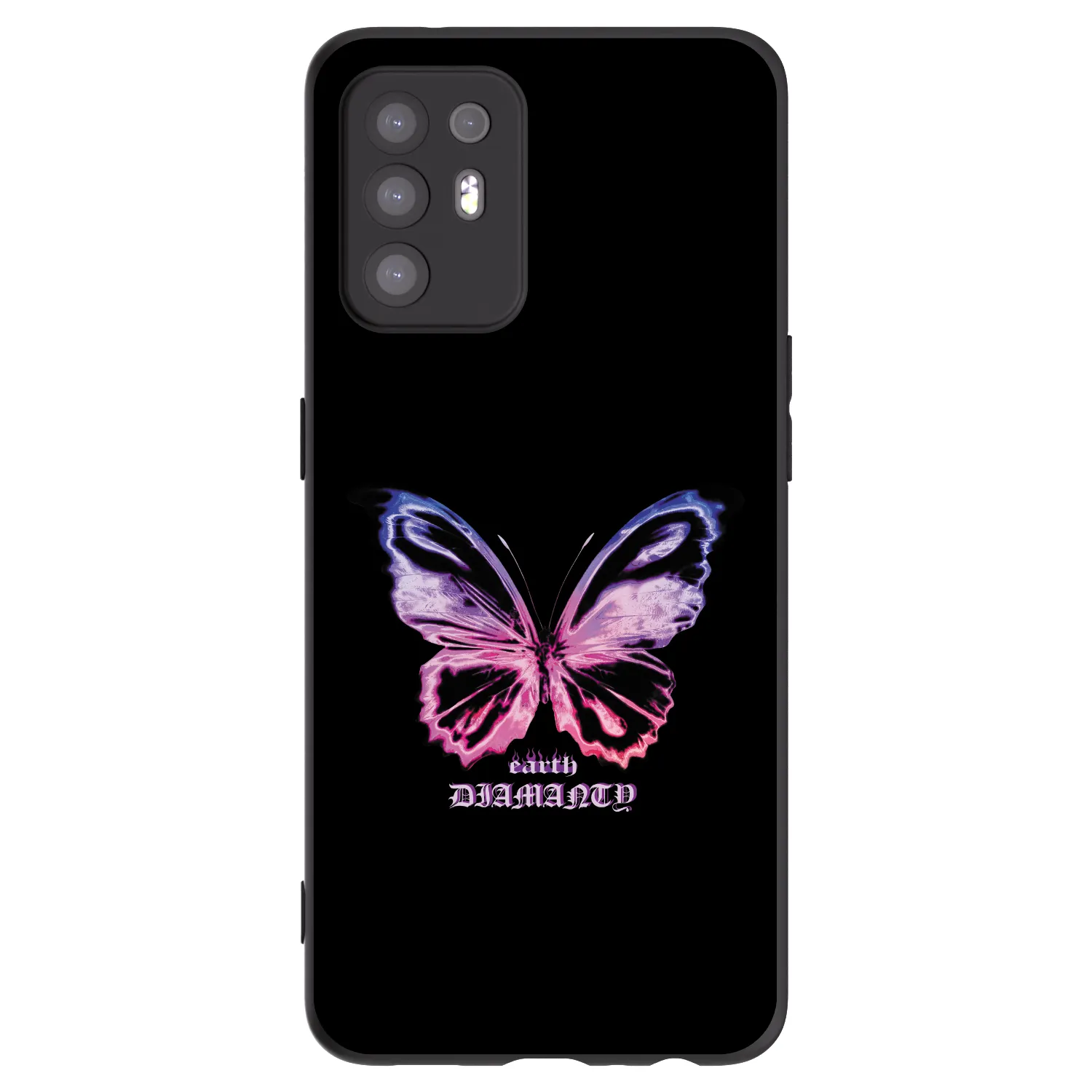 Picasee silikonový černý obal pro OPPO A94 5G - Diamanty Purple