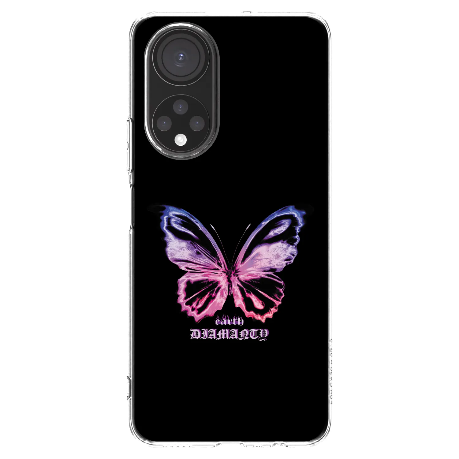 Picasee silikonový průhledný obal pro Honor X7 - Diamanty Purple