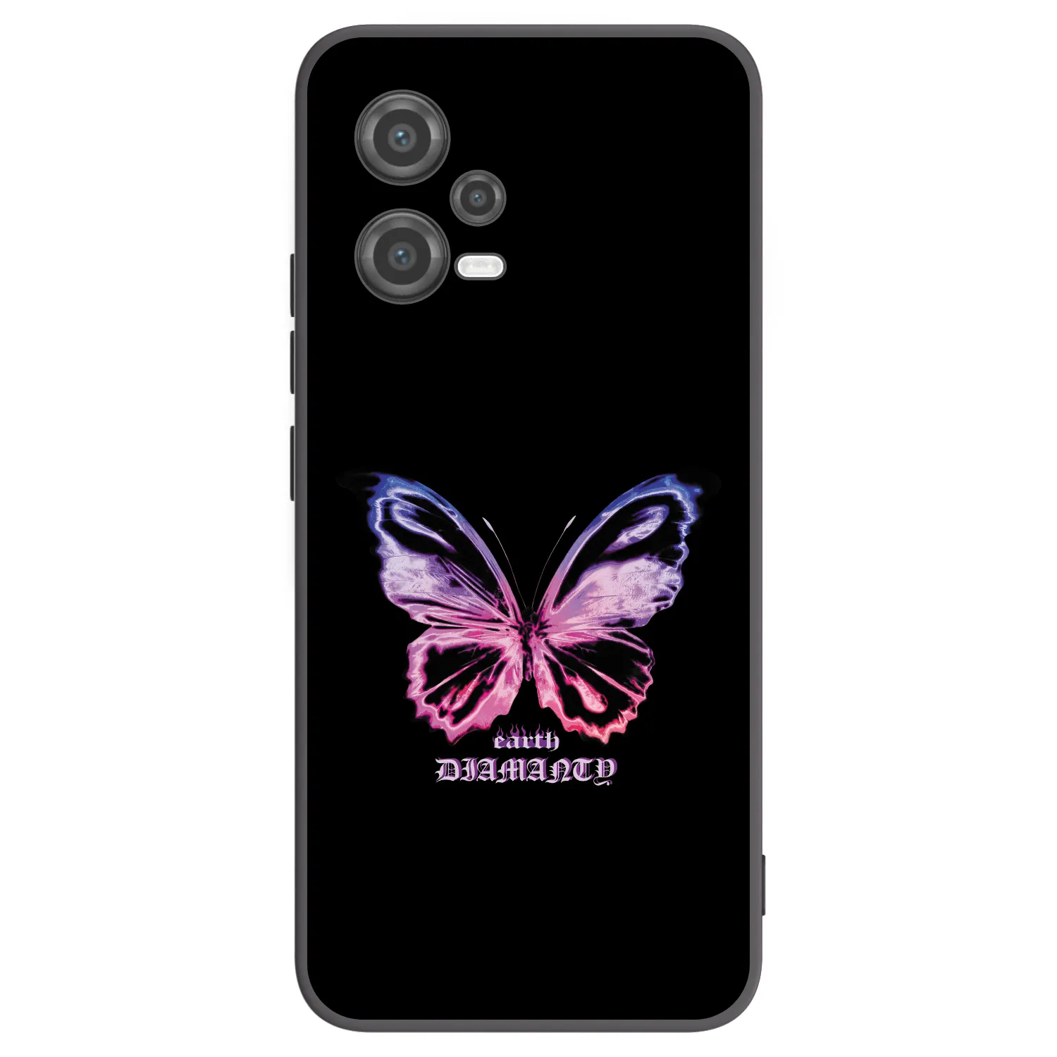 Picasee silikonový černý obal pro Xiaomi Poco X5 - Diamanty Purple