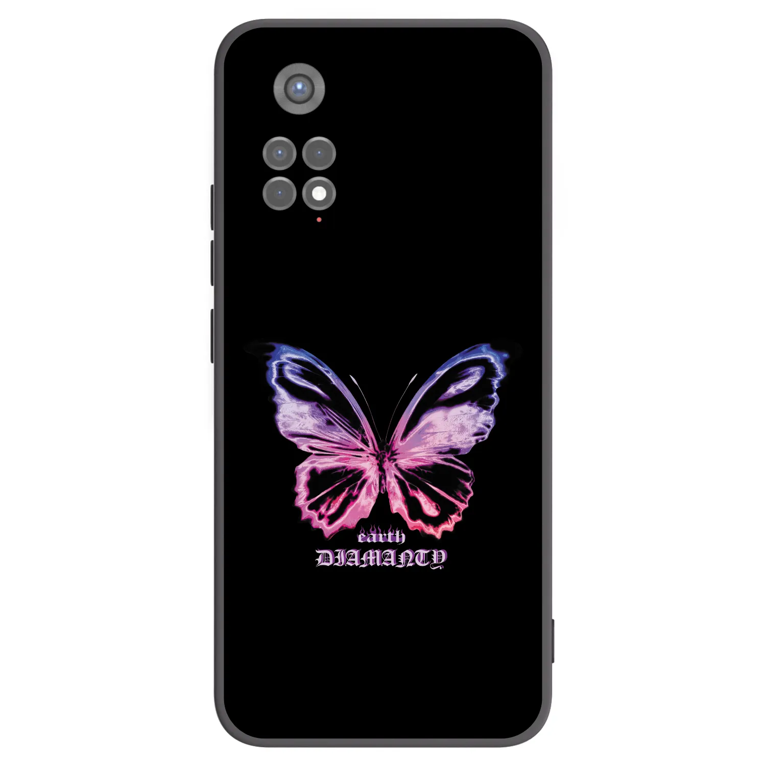 Picasee silikonový černý obal pro Xiaomi Redmi Note 11S 5G - Diamanty Purple