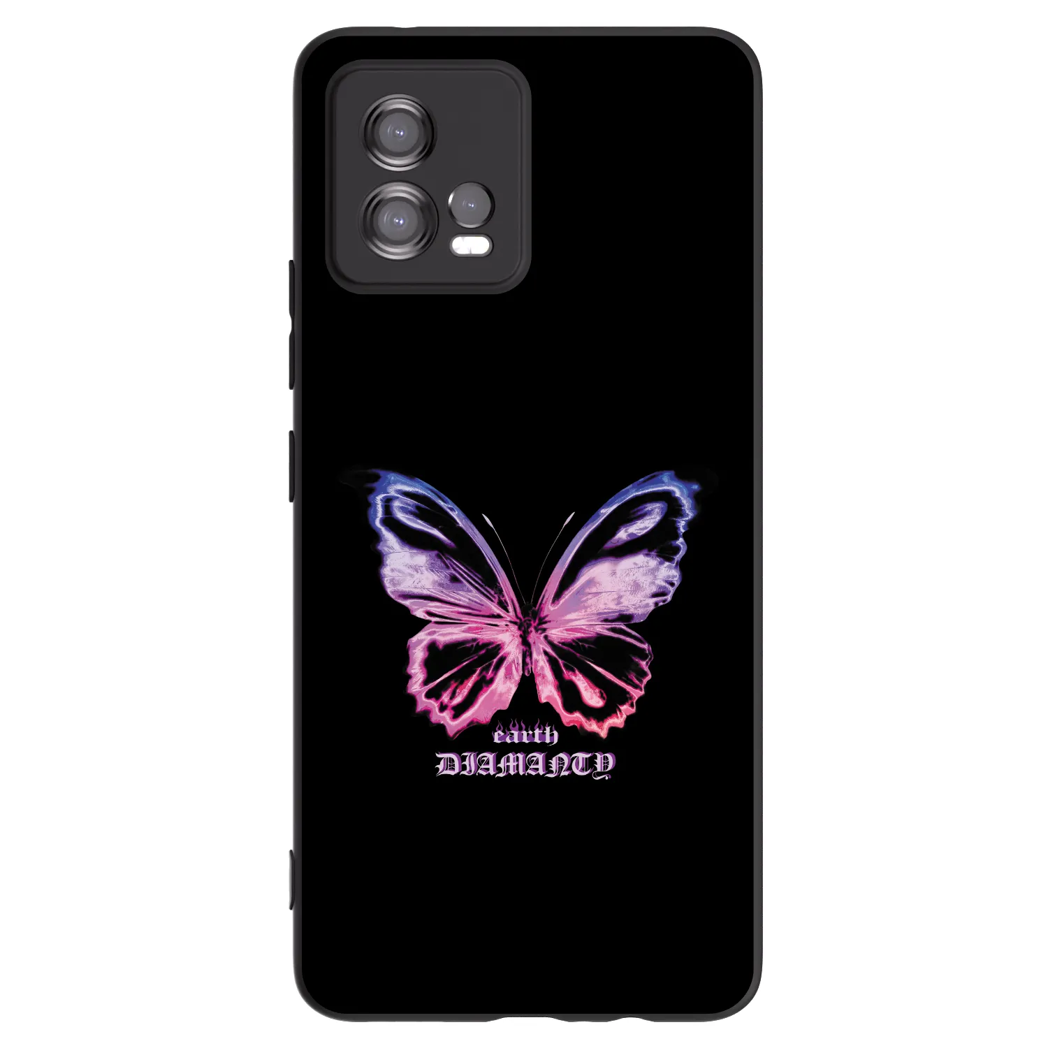 Picasee silikonový černý obal pro Motorola Moto G72 - Diamanty Purple