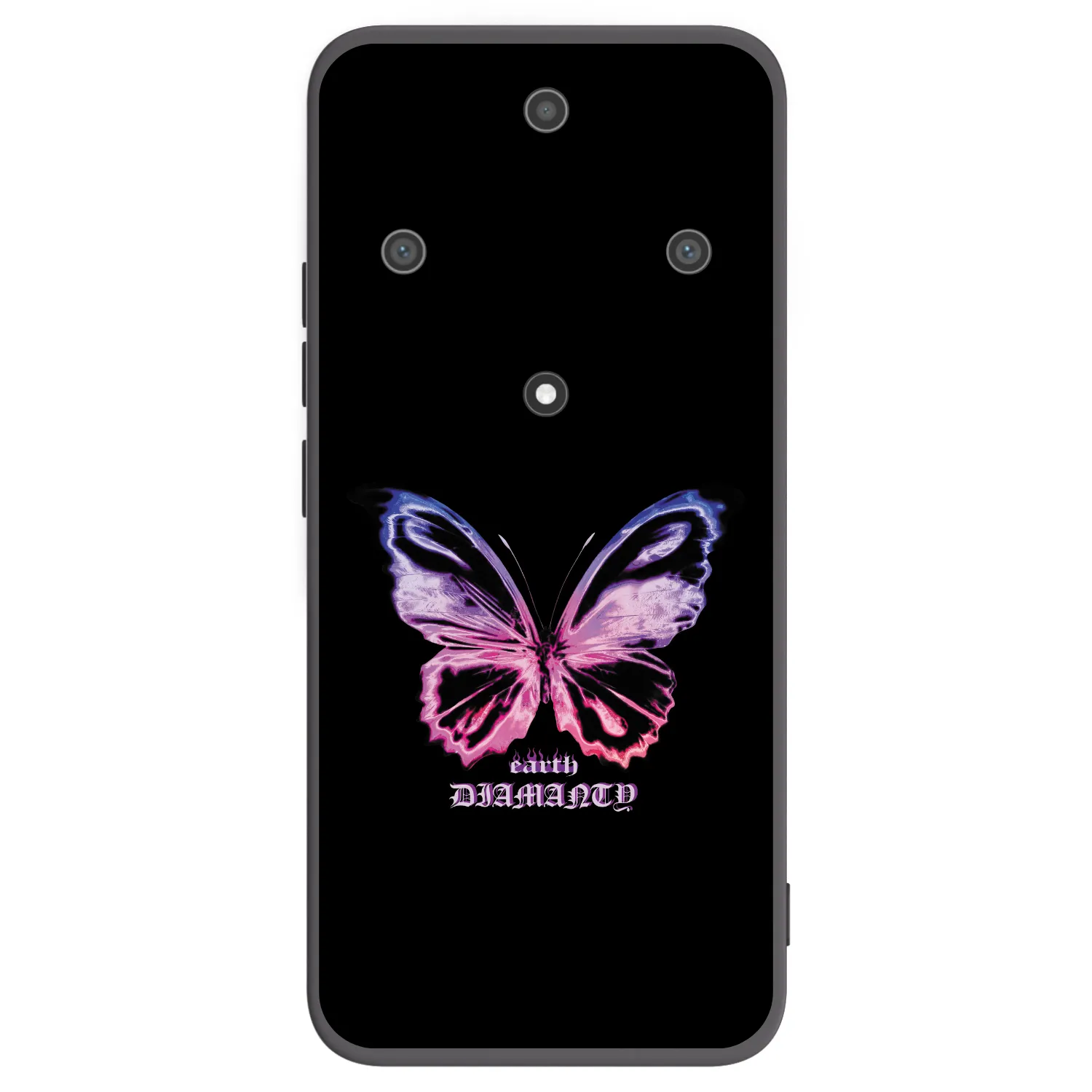 Picasee silikonový černý obal pro Honor Magic5 Lite 5G - Diamanty Purple