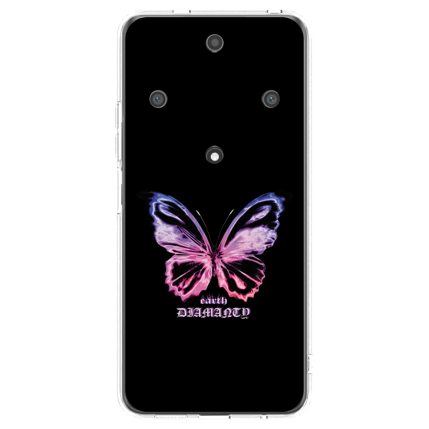 Picasee silikonový průhledný obal pro Honor Magic5 Lite 5G - Diamanty Purple