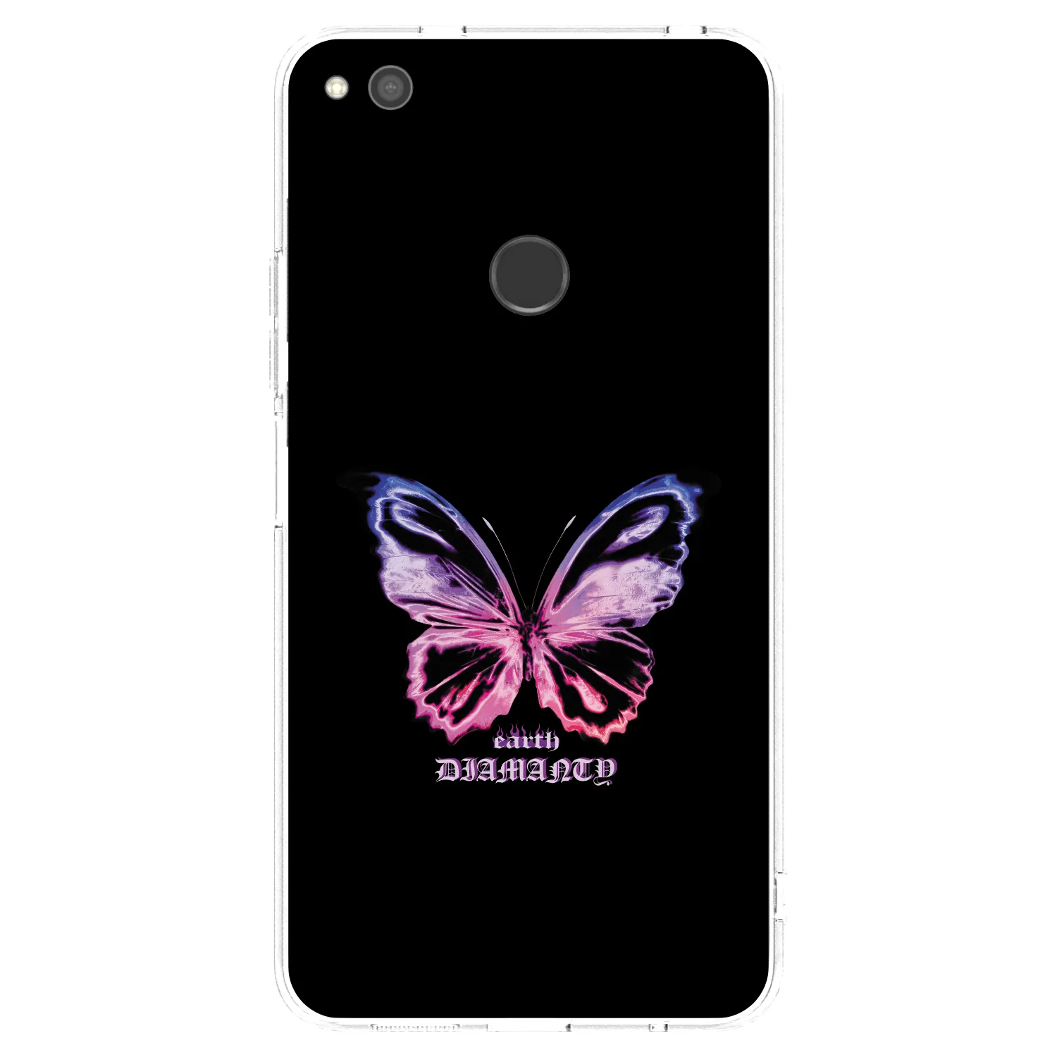 Picasee silikonový průhledný obal pro Huawei P9 Lite 2017 - Diamanty Purple