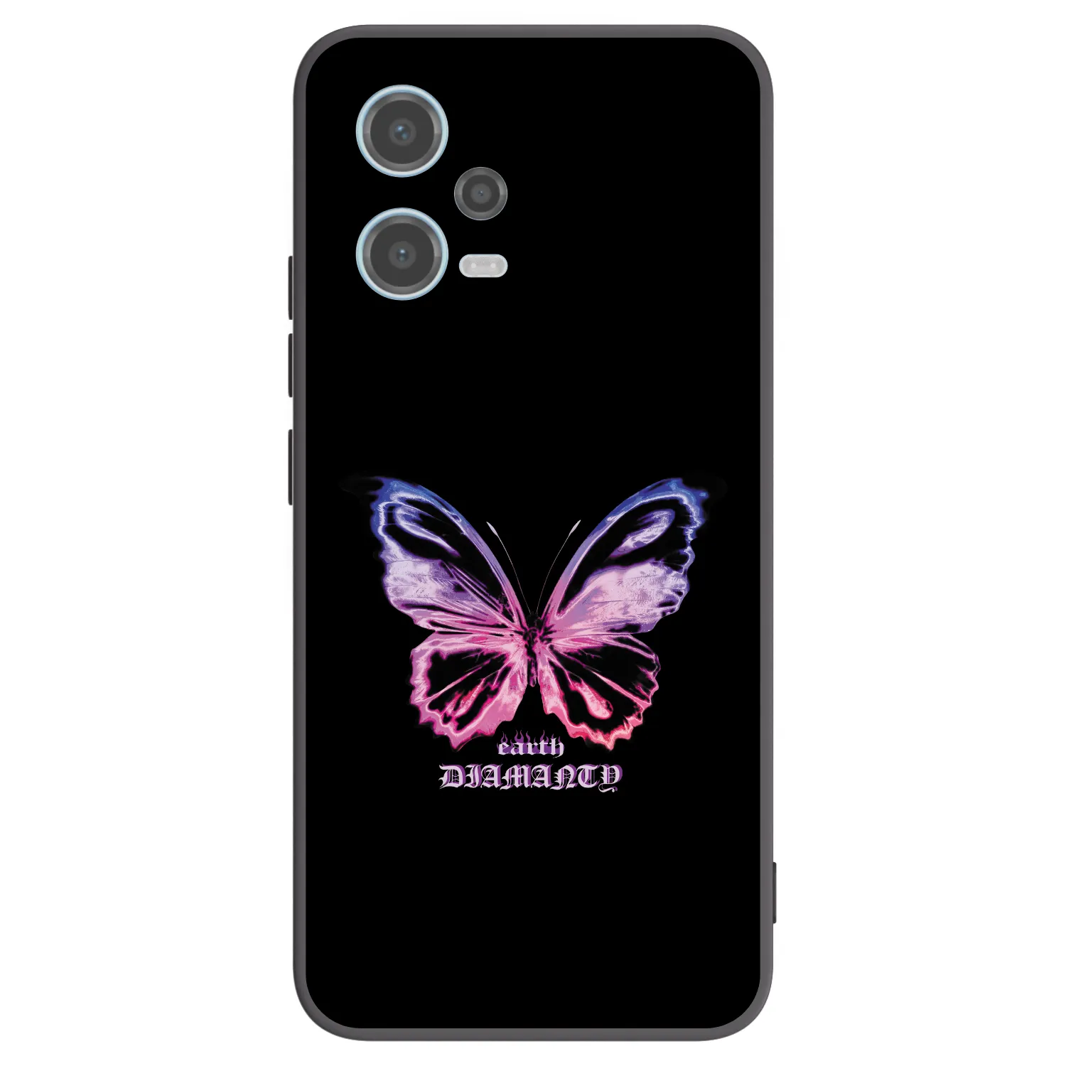 Picasee silikonový černý obal pro Xiaomi Redmi Note 12 5G - Diamanty Purple