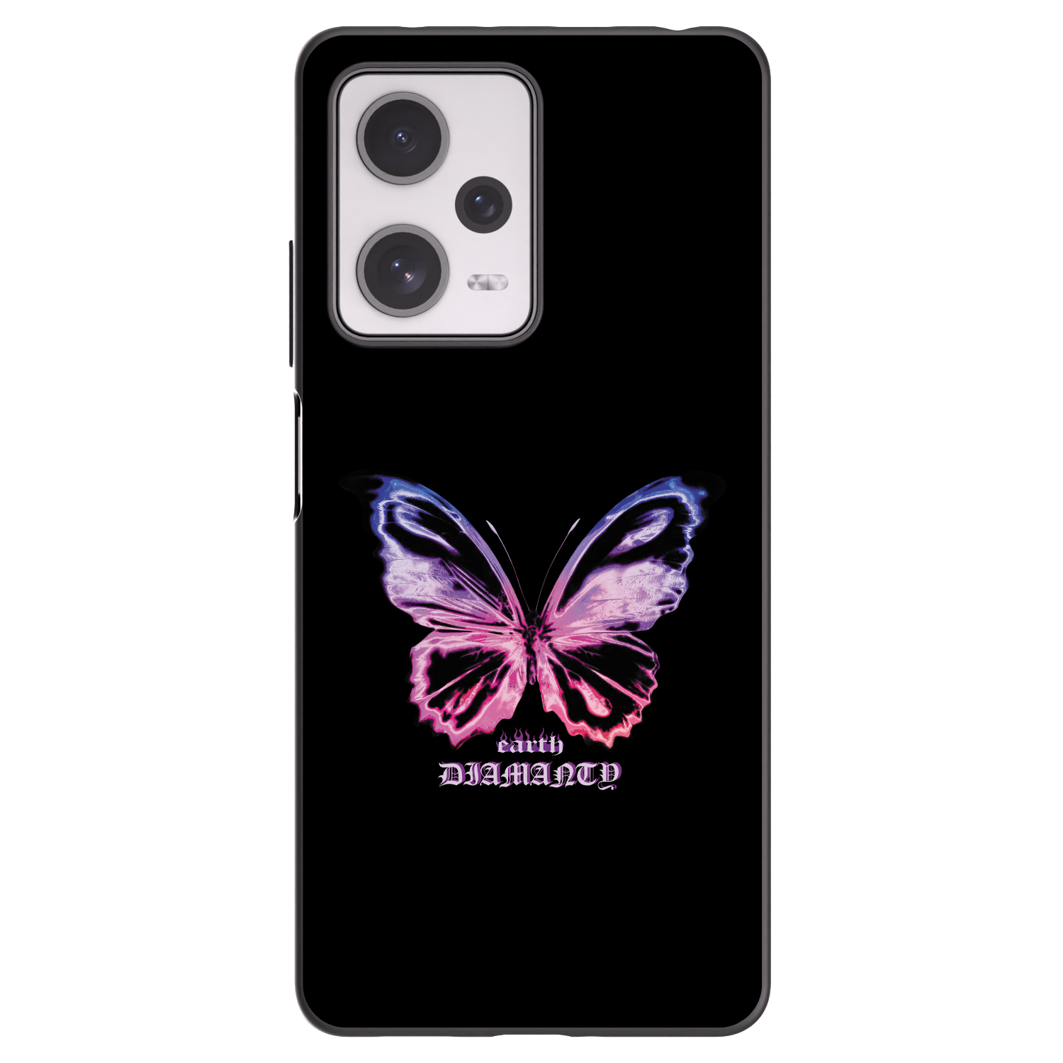 Picasee silikonový černý obal pro Xiaomi Redmi Note 12 Pro+ 5G - Diamanty Purple